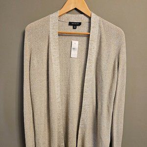 Shimmer Open Cardigan Style #:590858 Size: Medium Color: Golden Shimmer Melange